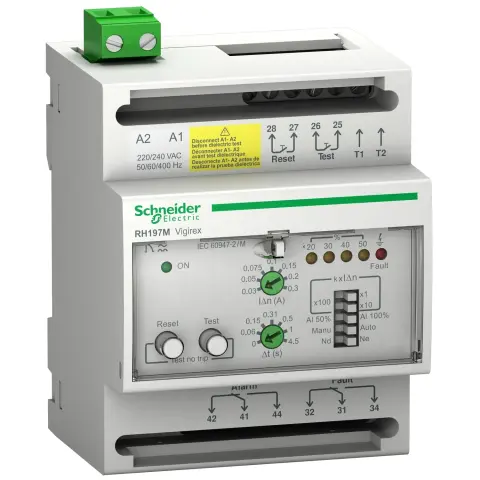 Schneider Electric 56517 Kaçak Akım Rölesi Rh197M - 0,03..30 A - 0..4,5 S - 240 V